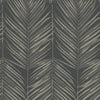 Paradise Palm Wallpaper Sample - Black Sands