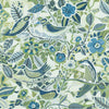 Birds In The Bush Wallpaper - Green