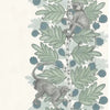 Acacia Wallpaper Sample - Blue