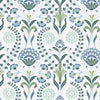 Belle Epoque Fabric - Sapphire Forest