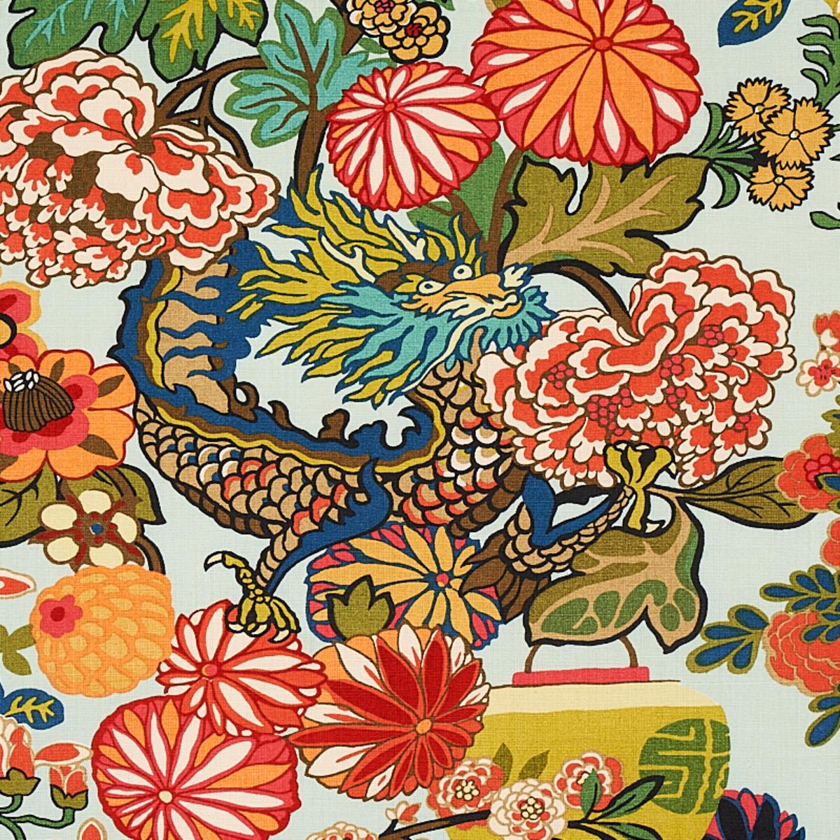 Chiang Mai Dragon Fabric Sample