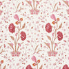 Khilana Floral Fabric - Rose