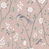 Paradise Birds Wallpaper - Blush Shimmer