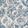 Calathea Print Fabric - Blue