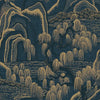 Indigo Garden - Indigo and Gold