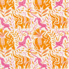 La Jungle Wallpaper - Fuchsia