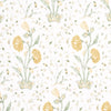 Khilana Floral Wallpaper Sample - Marigold