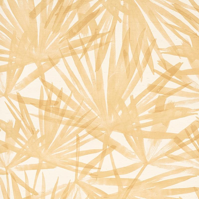 Sunlit Palm Sisal Wallpaper Sample