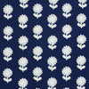 Paley Embroidery Fabric Sample - Blue