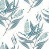 Winter Bud Wallpaper Sample - Blue