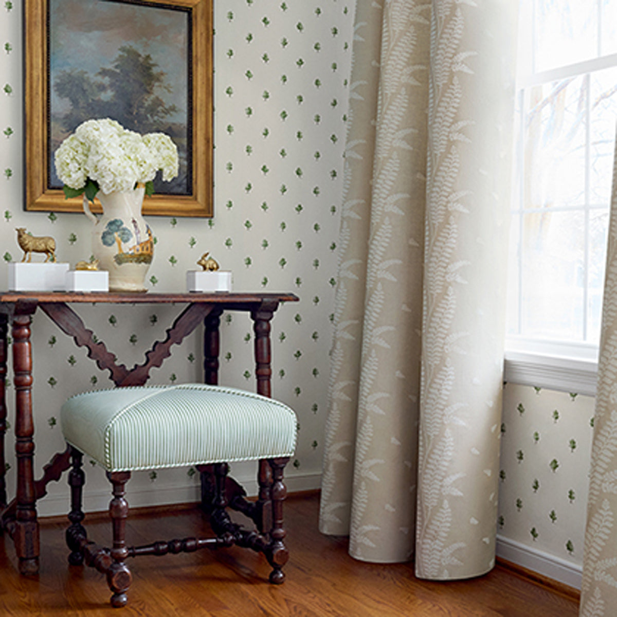Ensbury Fern- Beige Fabric