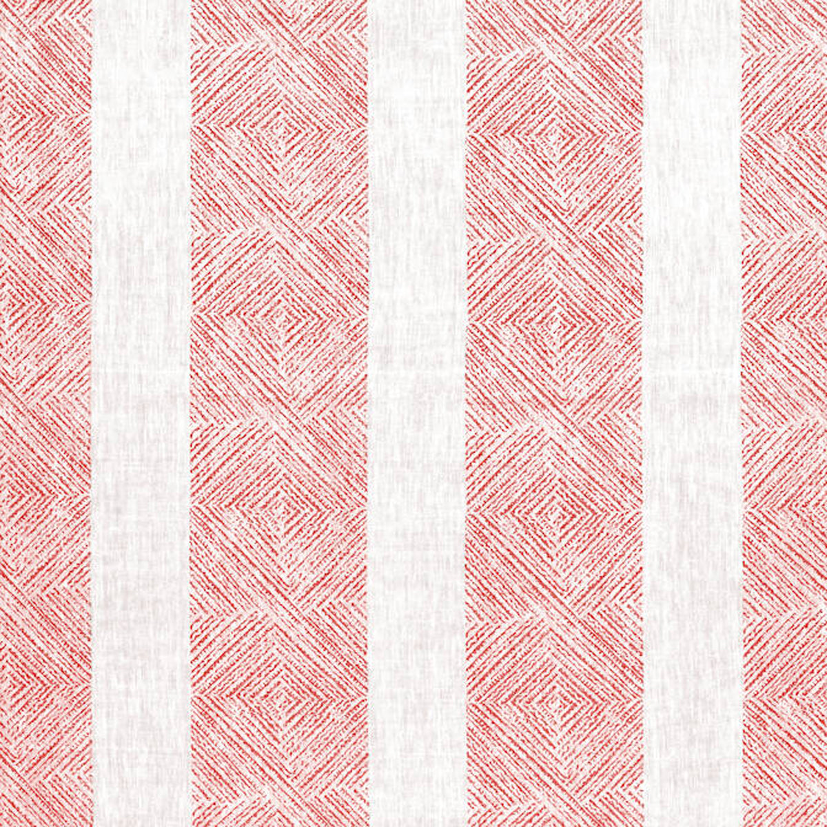 Clipperton Stripe- Red Fabric