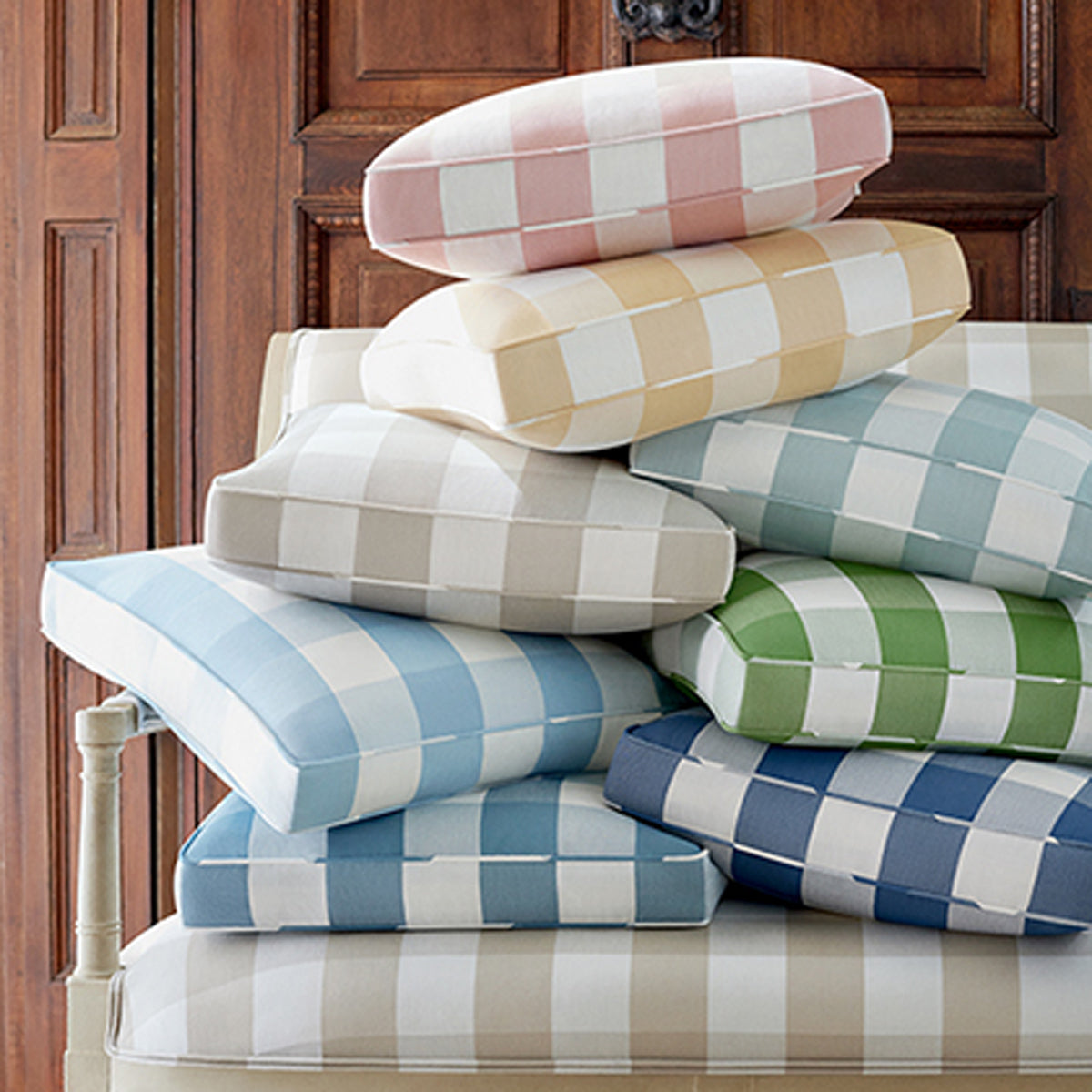 Hammond Check- Kelly Fabric