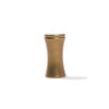 Bute Bamboo Thumb Knob - Burnished Brass