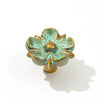 Francis Flower Knob 2" - Verdigris