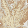 Beverly Hills Wallpaper - Cream on Matte Gold
