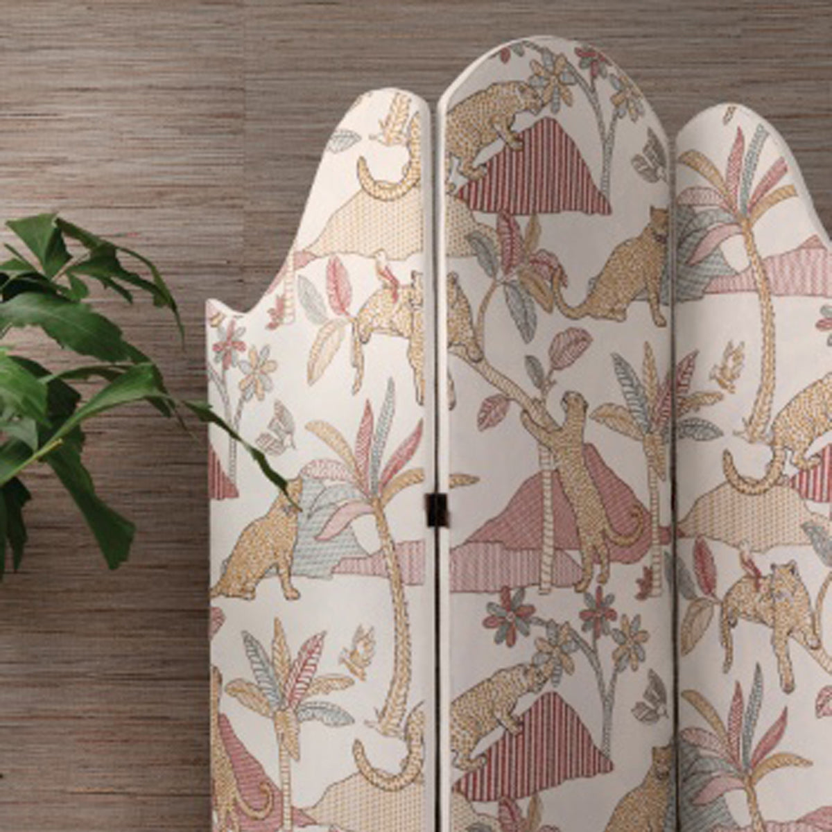 Safari- Coral Fabric