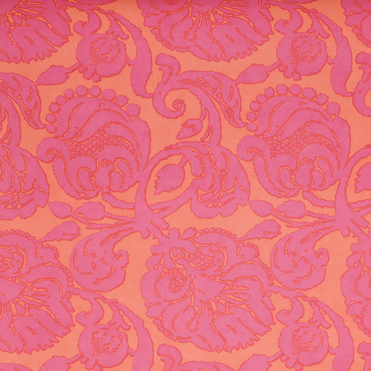 Anna Wallpaper- Fuschia