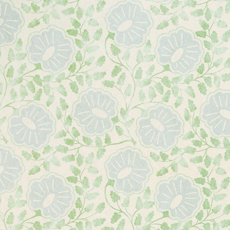 Punch Paisley- Peach Wallpaper