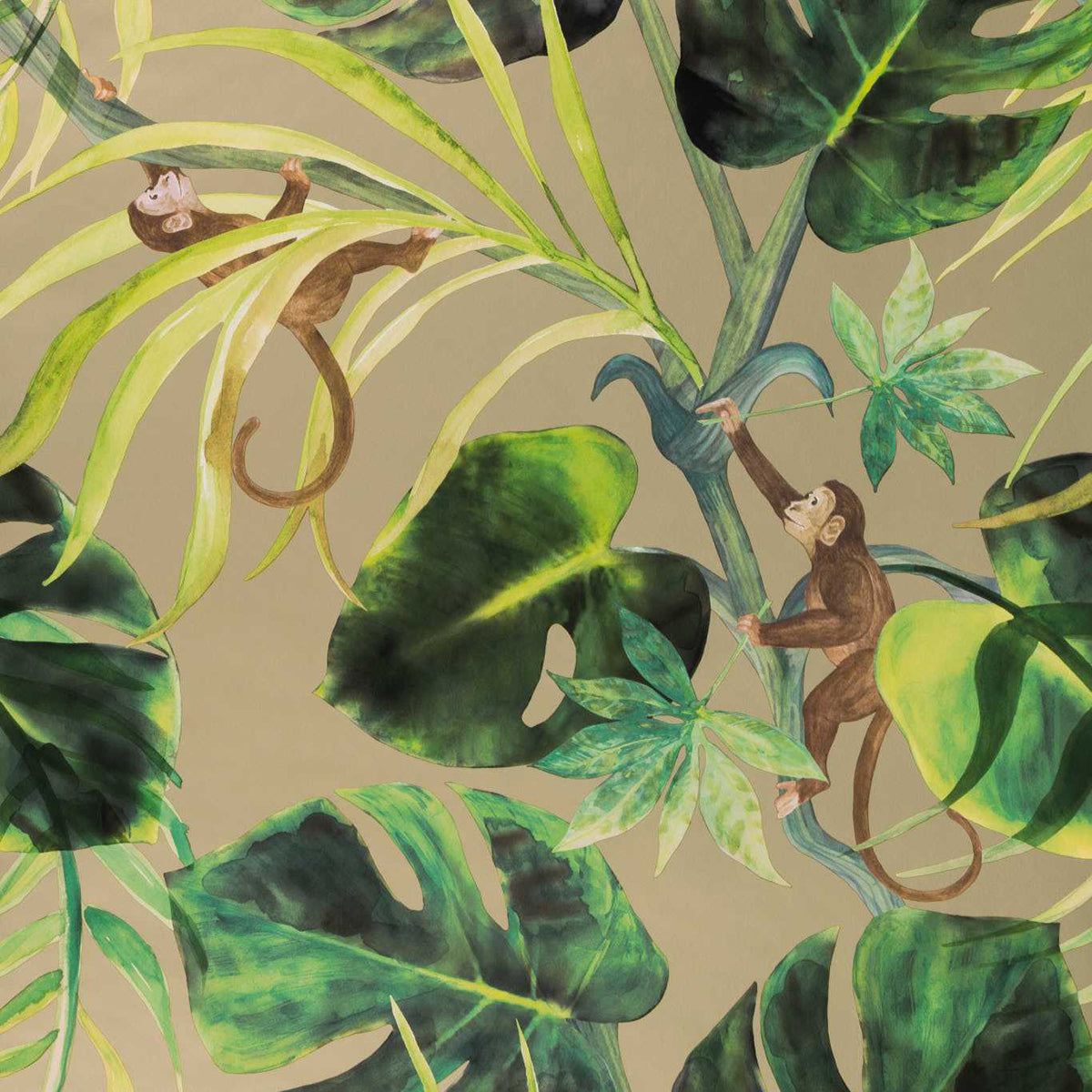 Monkey Business- Gilver Wallpaper
