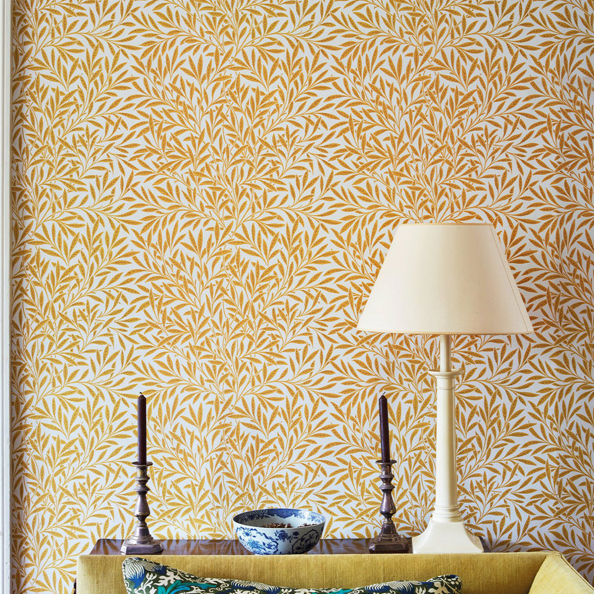 Willow- Yellow Wallpaper