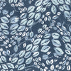 Cowrie Shells Fabric - Navy