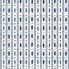 Cutwork Stripe Fabric - Navy