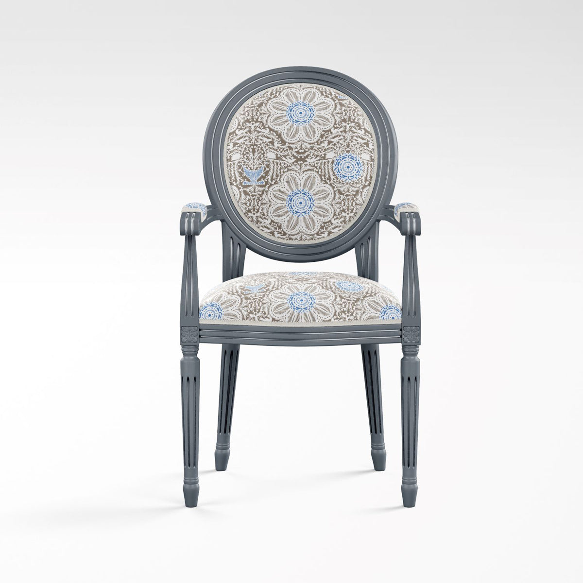 Filigree Textile- Taupe Fabric