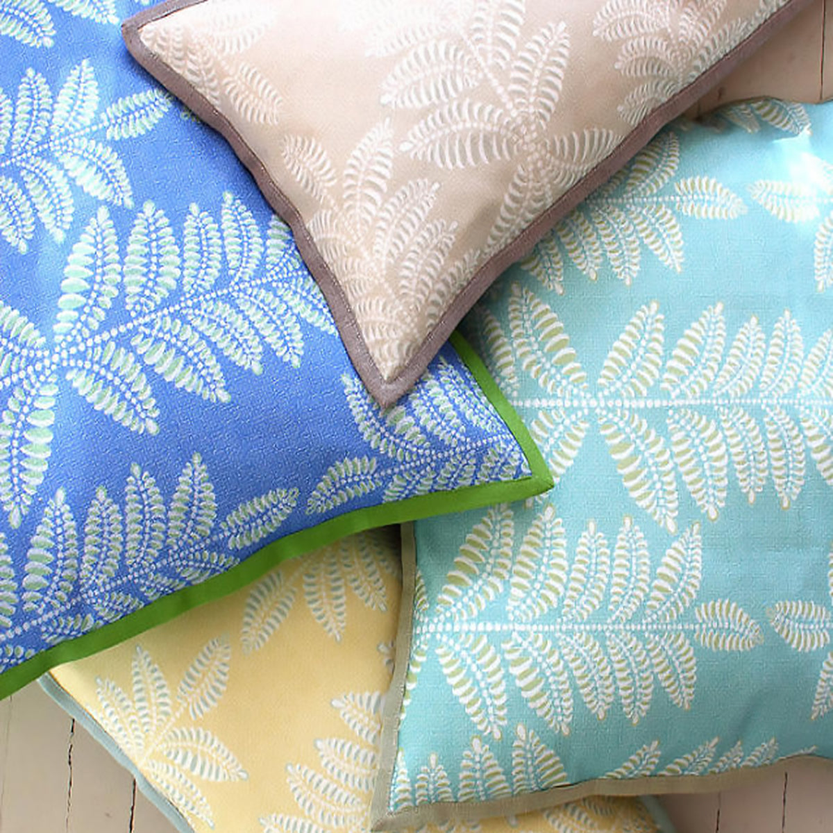 Chiswick Fern- Azure Fabric