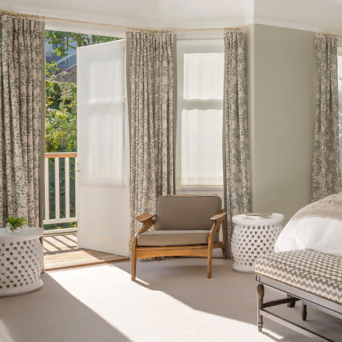 Smokebush in Silver Fabric