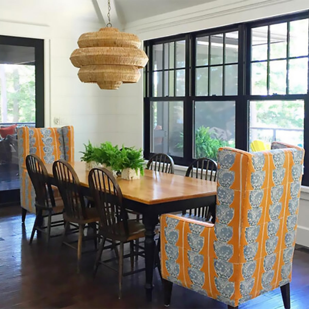 Stacked Pots- Mandarin Fabric