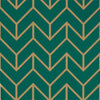 Tessellation Wallpaper - Teal/Gold