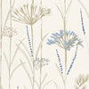 Gardinum Wallpaper - Chalk/Wedgewood/Gold