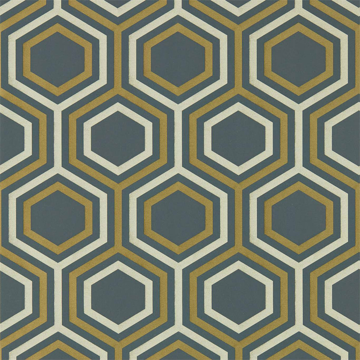 Selo-Ebony/Gold Wallpaper