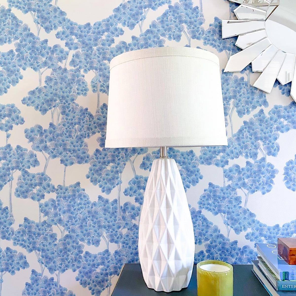 Grove Wallpaper Provence Blue Wallpaper