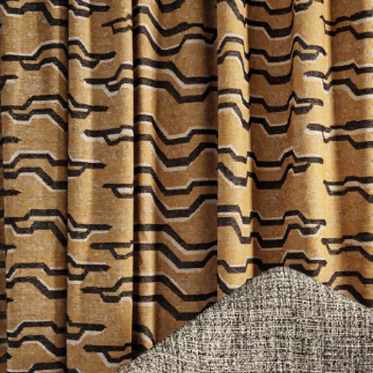 Tigris- Tobacco Fabric