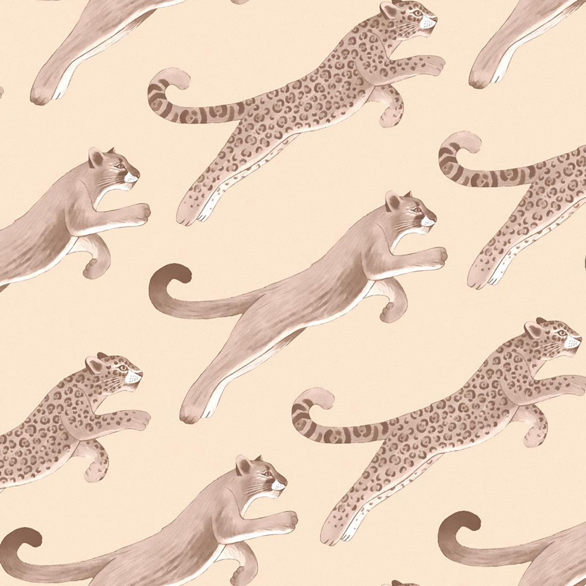 Amazon Big Cat- Sepia Wallpaper