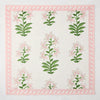 Shani Floral Printed Napkin - Pink
