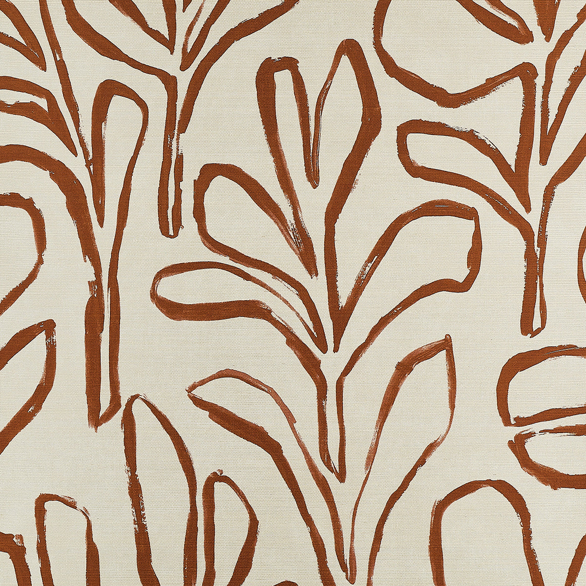 Spring Silhouette- Terracotta Wallpaper