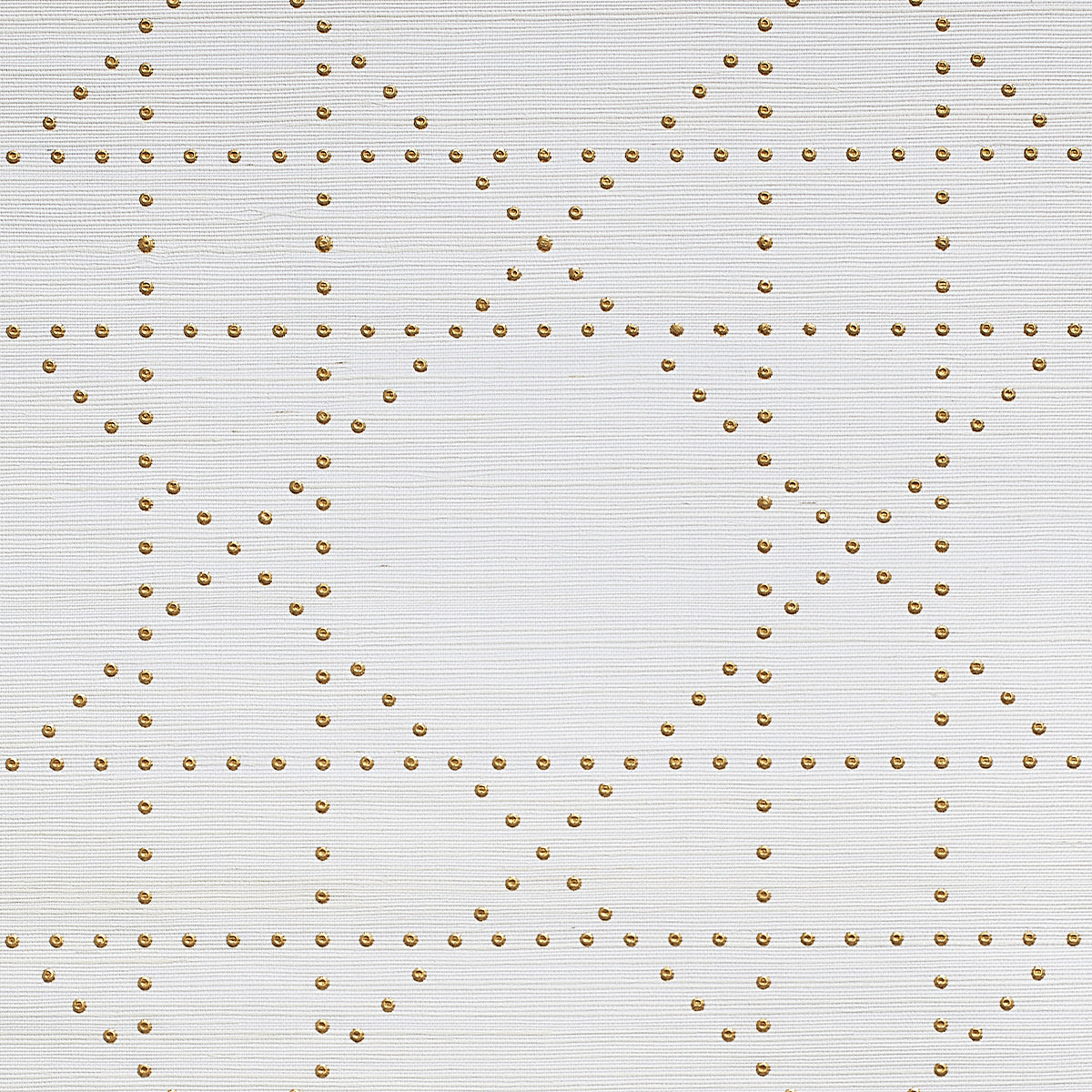 Styled in Studs- Gold on Marshmallow Wallpaper