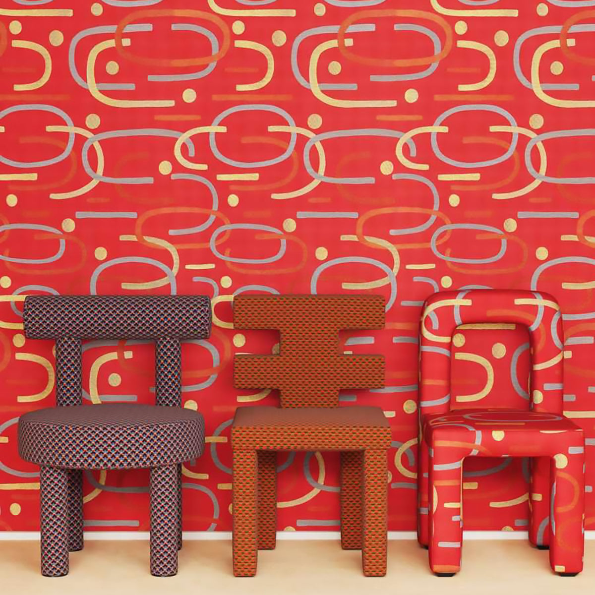 Klint- Cherry Bomb Fabric