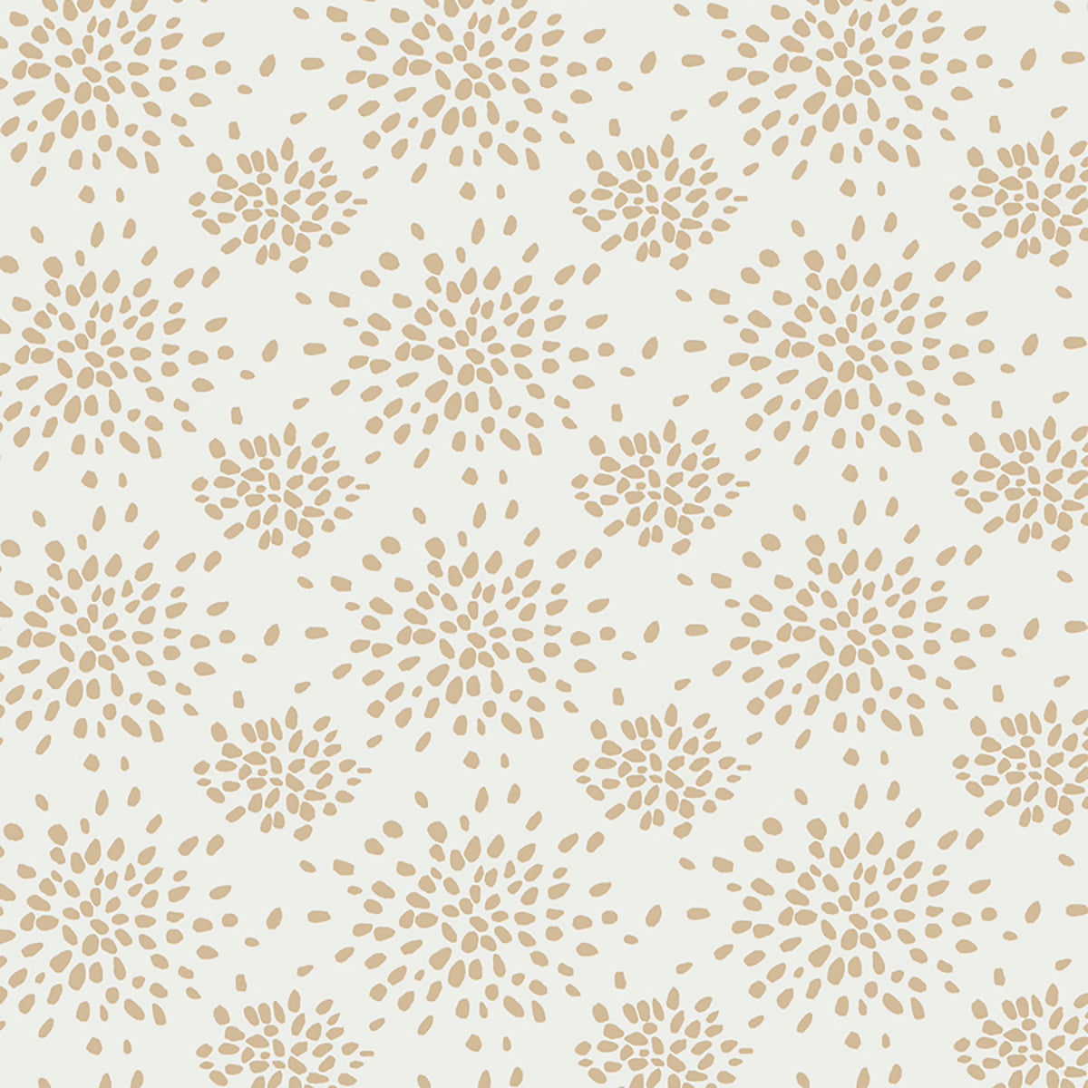 Fireworks- Beige on White