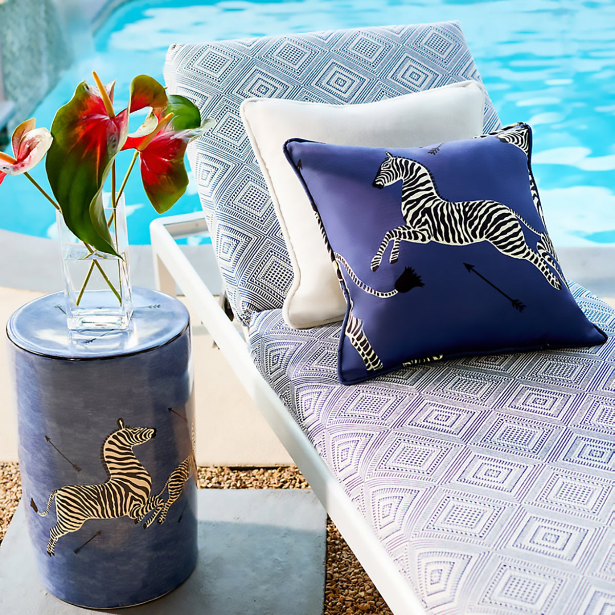 Antigua Weave- Indigo Fabric