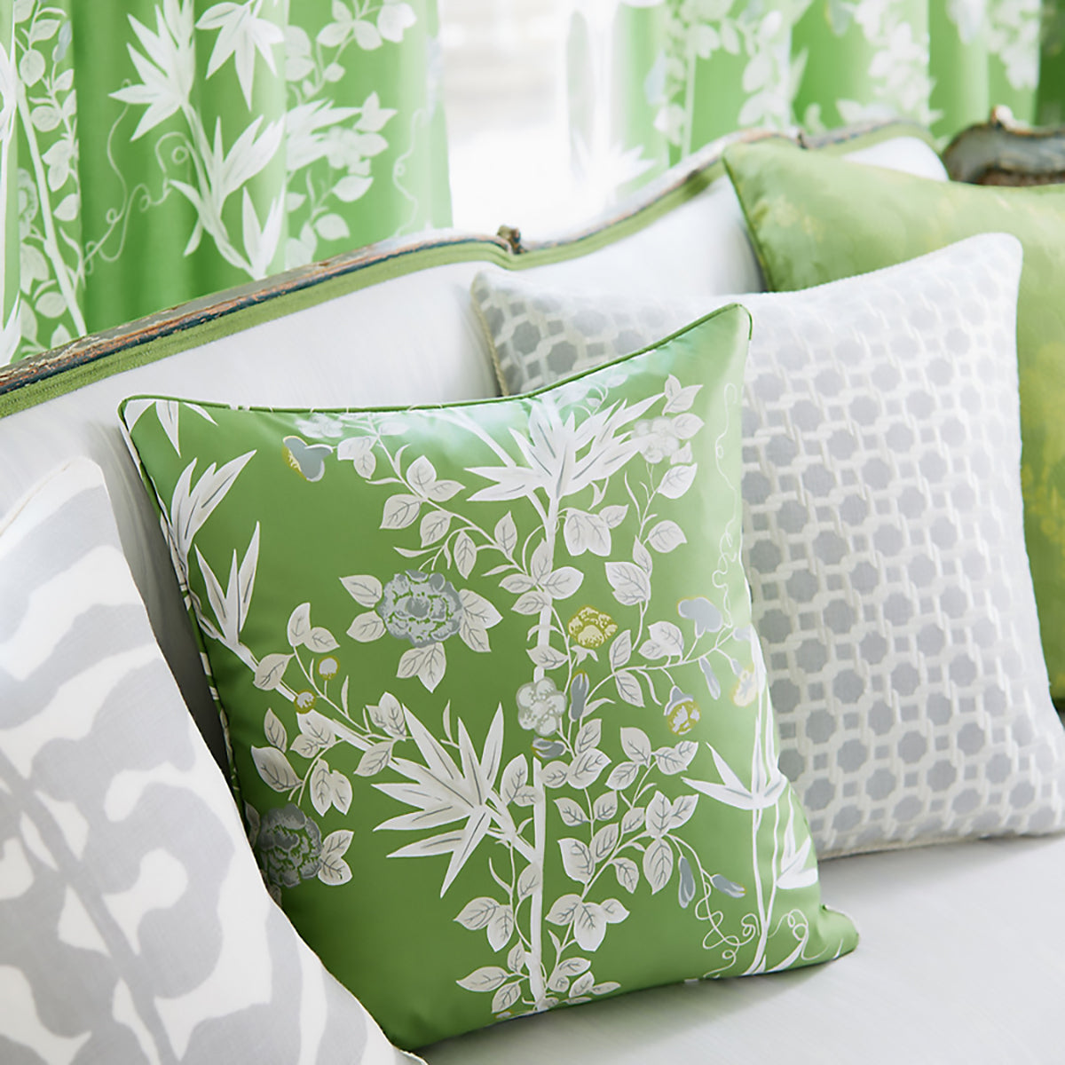 Jardín de Chine- Jade Fabric