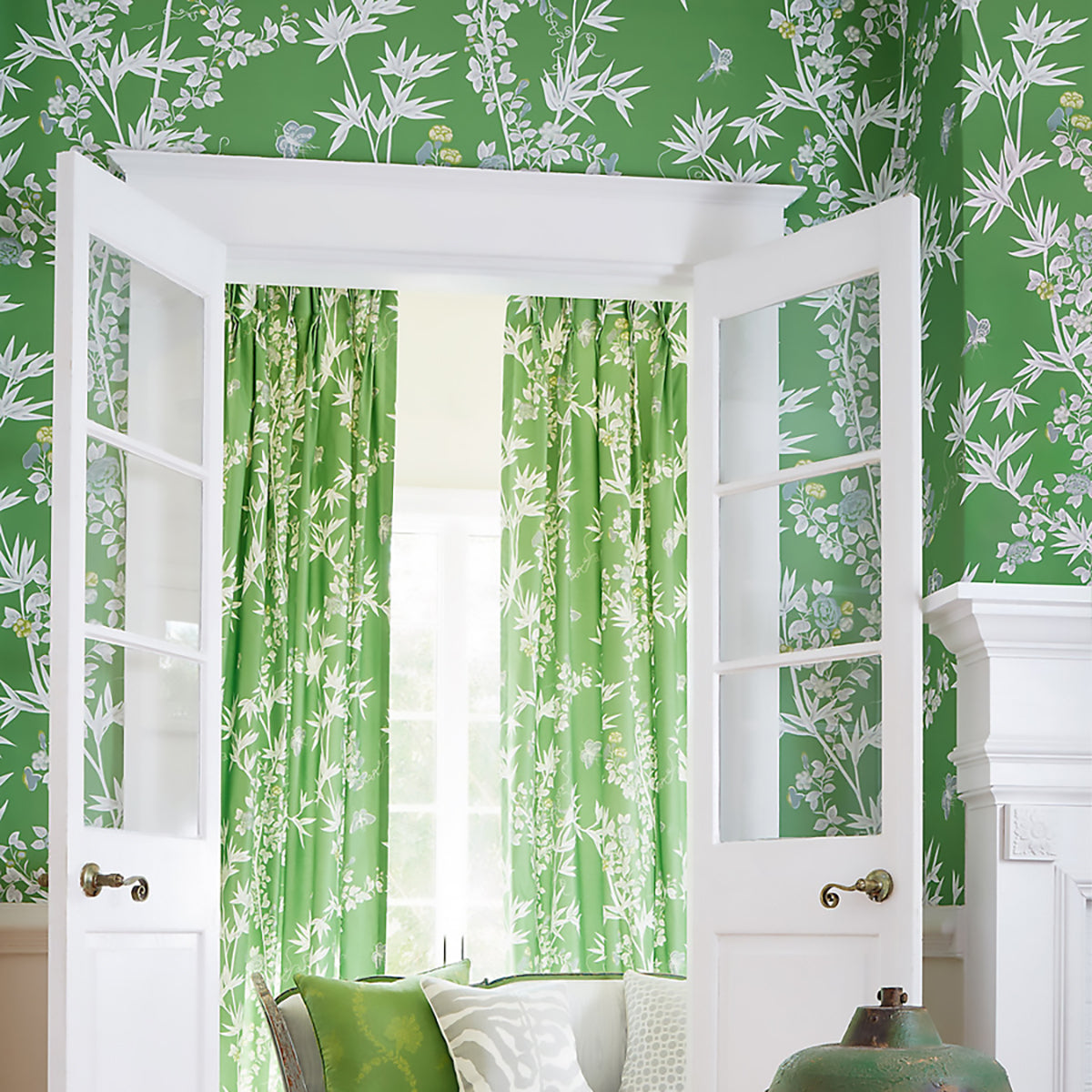Jardin de Chine- Jade Wallpaper