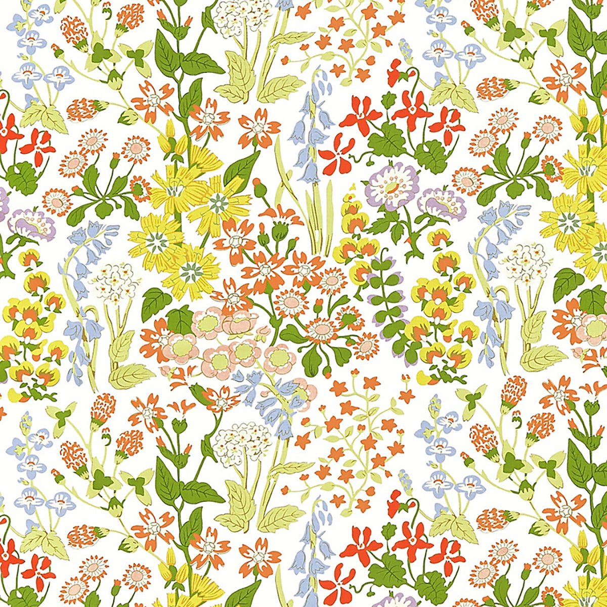 Nymph Floral- Springtime Fabric Sample