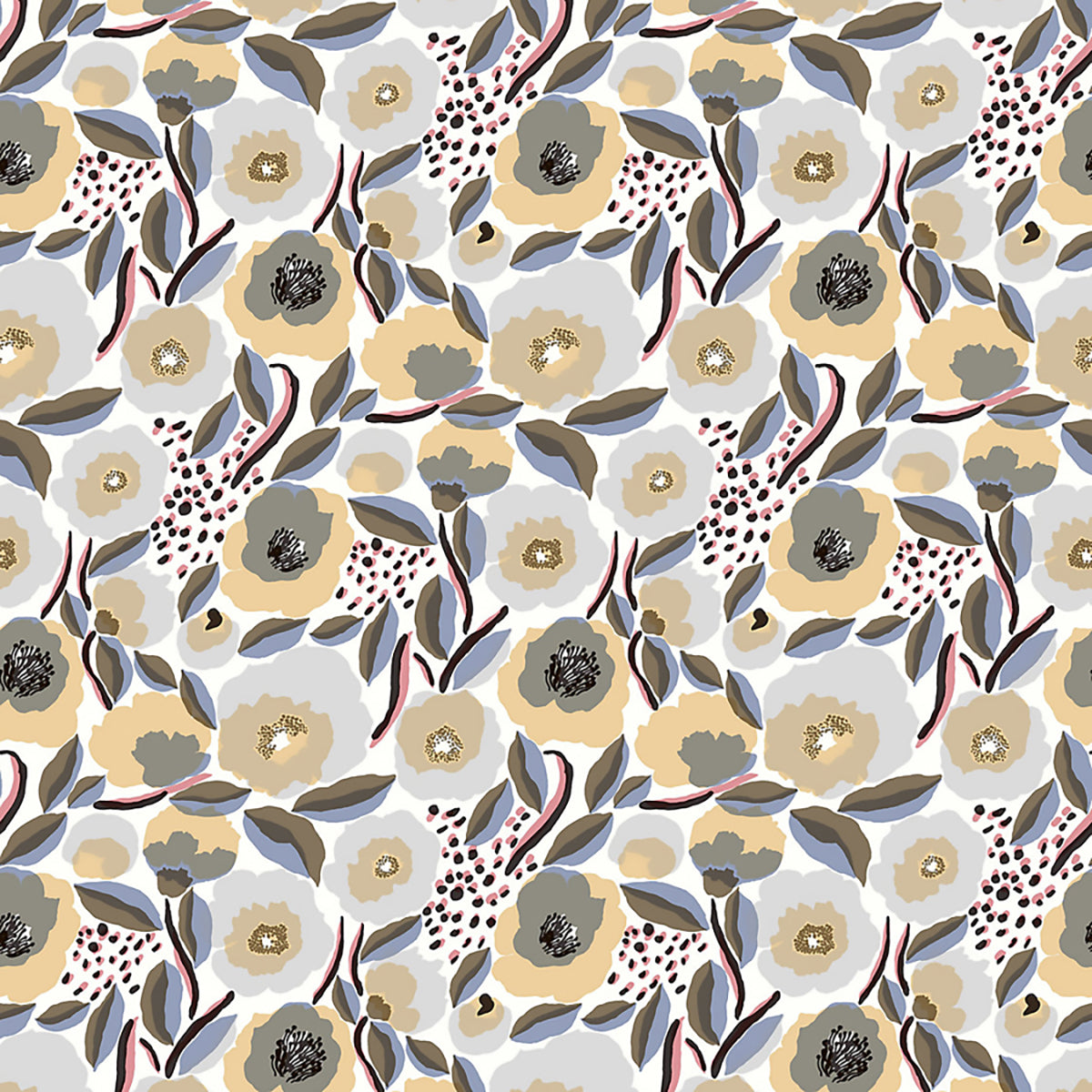 Rosarium- Oyster Wallpaper