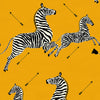 Zebra Outdoor Fabric - Yellow