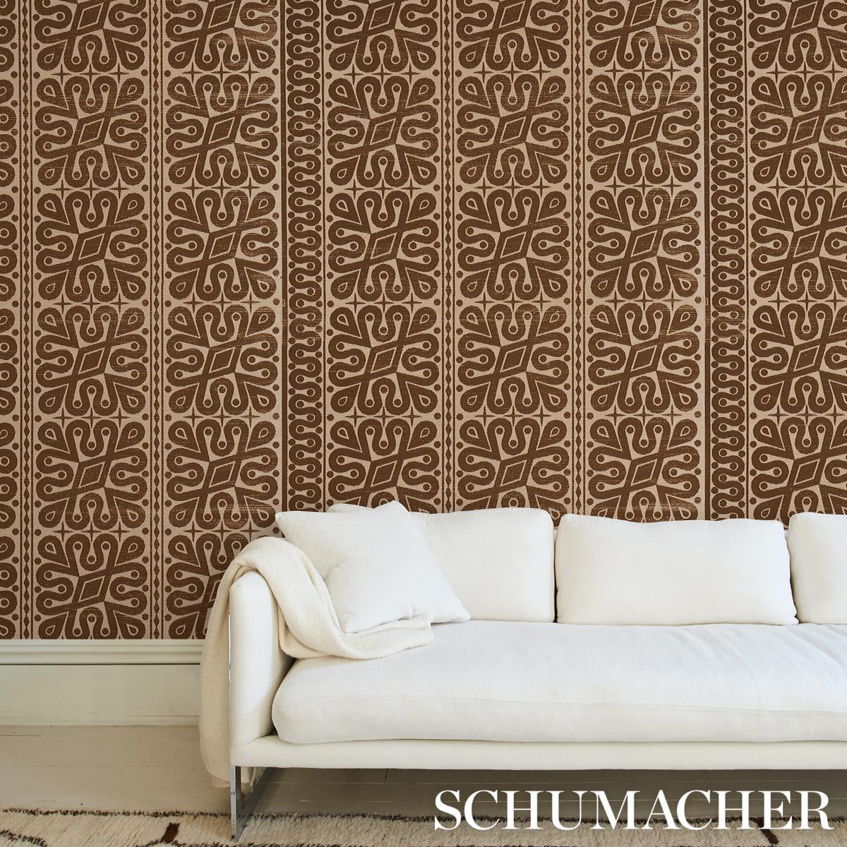 Borneo Grasscloth- Brown Wallpaper