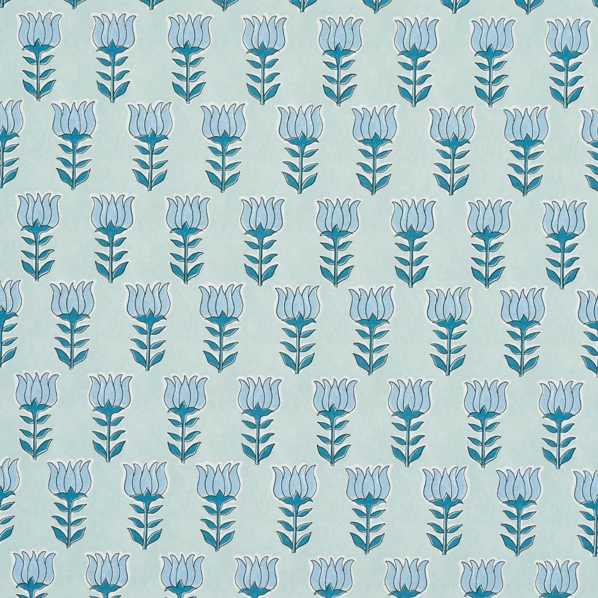 Mia Tulip- Mineral & Blue Fabric